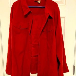 Plus suede light jacket